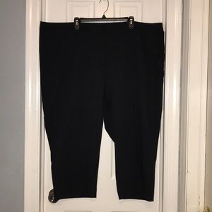 Lane Bryant Black Capri dress pants